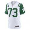Joe Klecko New York Jets Nike Retired Player Alternate Game Jersey - White - Side View