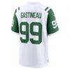 Mark Gastineau New York Jets Nike Retired Player Alternate Game Jersey - White - Detail View