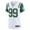 Mark Gastineau New York Jets Nike Women's Classic Alternate Retired Player Game Jersey - White - Side View
