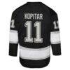 Anze Kopitar Los Angeles Kings Youth Replica Player Jersey - Black - Detail View