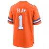 Jason Elam Denver Broncos Nike Retired Player Alternate Game Jersey - Orange - Detail View