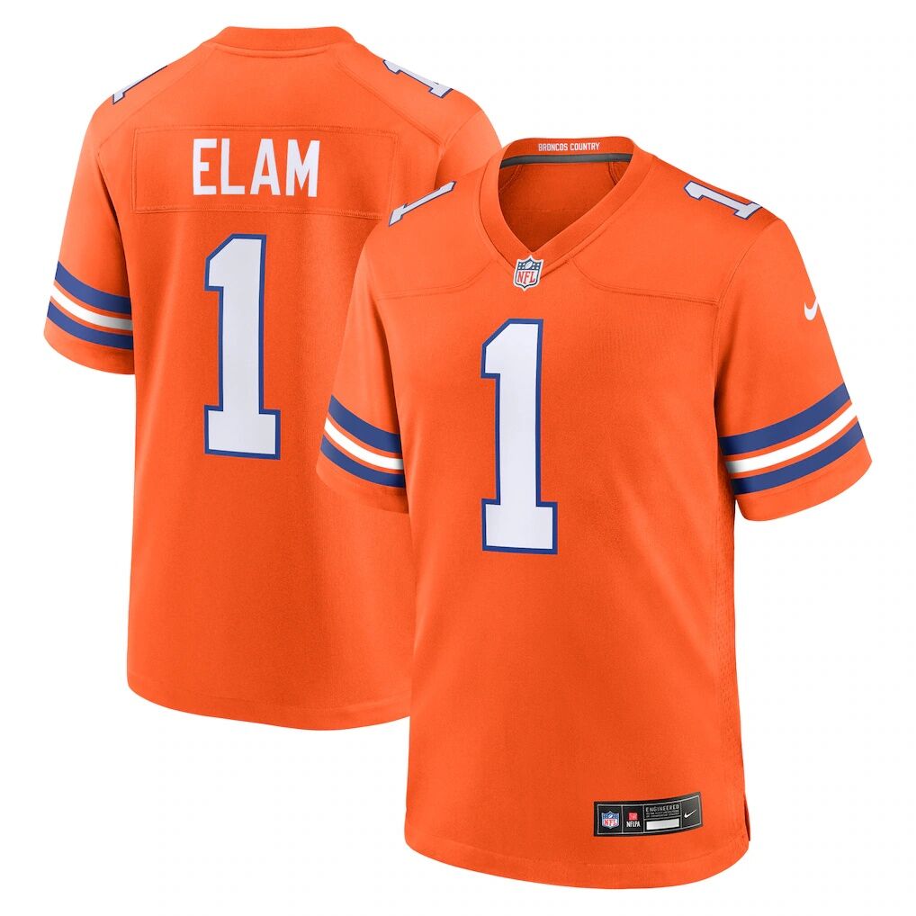 Jason Elam Denver Broncos Nike Retired Player Alternate Game Jersey