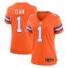 Jason Elam Denver Broncos Nike Women's Mile High Collection 1977 Throwback Retired Player Game Jersey - Orange - Front View