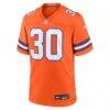 Terrell Davis Denver Broncos Nike Retired Player Alternate Game Jersey - Orange - Side View