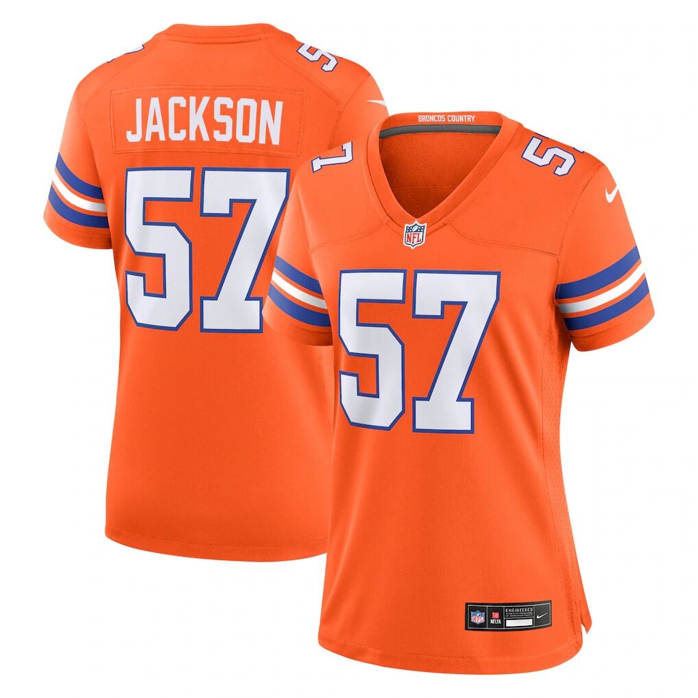 Tom Jackson Denver Broncos Nike Women's Mile High Collection 1977 Throwback Retired Player Game Jersey