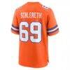 Mark Schlereth Denver Broncos Nike Retired Player Alternate Game Jersey - Orange - Detail View