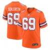 Mark Schlereth Denver Broncos Nike Retired Player Alternate Game Jersey - Orange - Front View