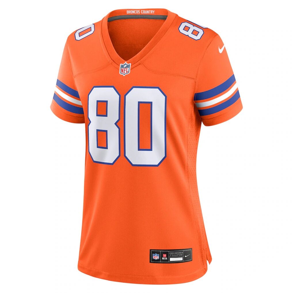 Rod Smith Denver Broncos Nike Women's Mile High Collection 1977 Throwback Retired Player Game Jersey