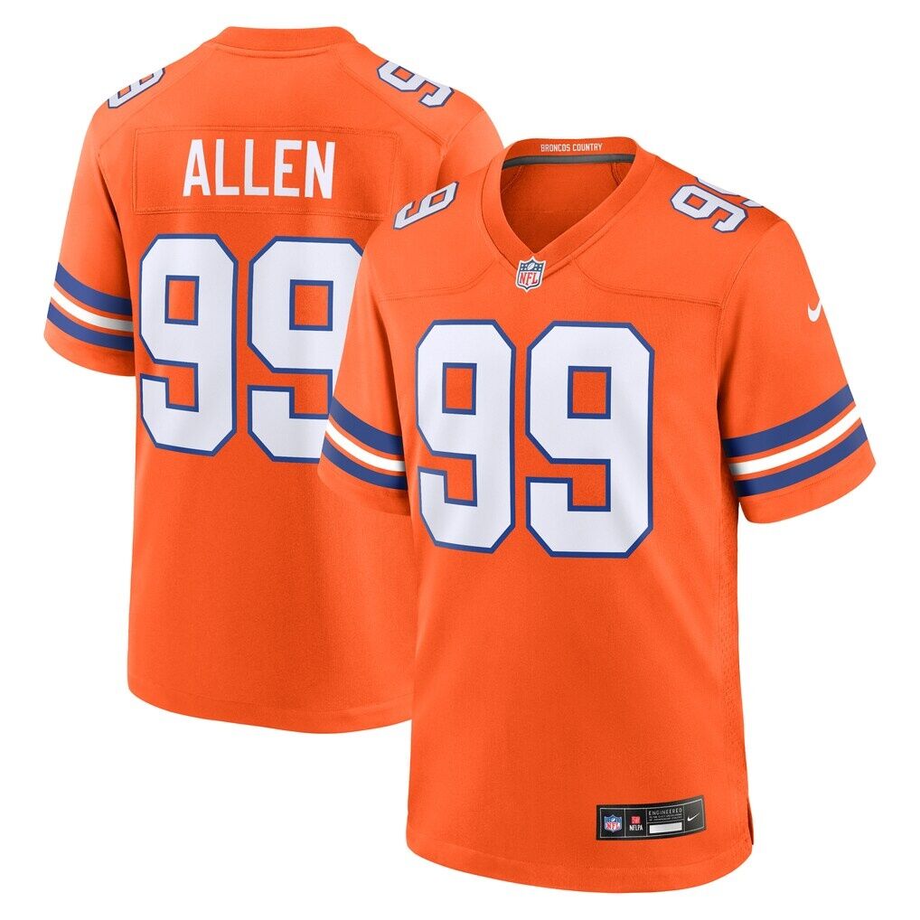 Zach Allen Denver Broncos Nike Alternate Game Jersey