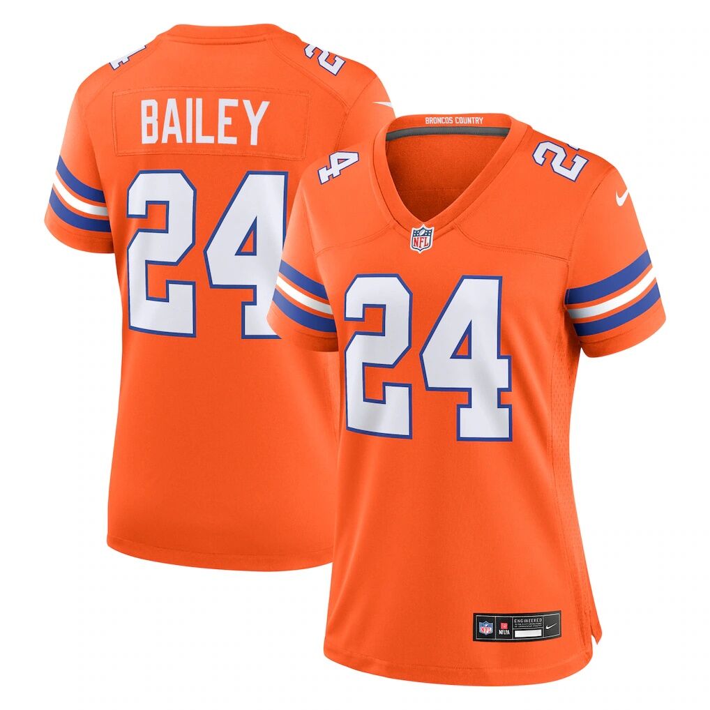 Champ Bailey Denver Broncos Nike Women's Mile High Collection 1977 Throwback Retired Player Game Jersey