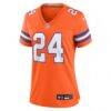 Champ Bailey Denver Broncos Nike Women's Mile High Collection 1977 Throwback Retired Player Game Jersey - Orange - Side View