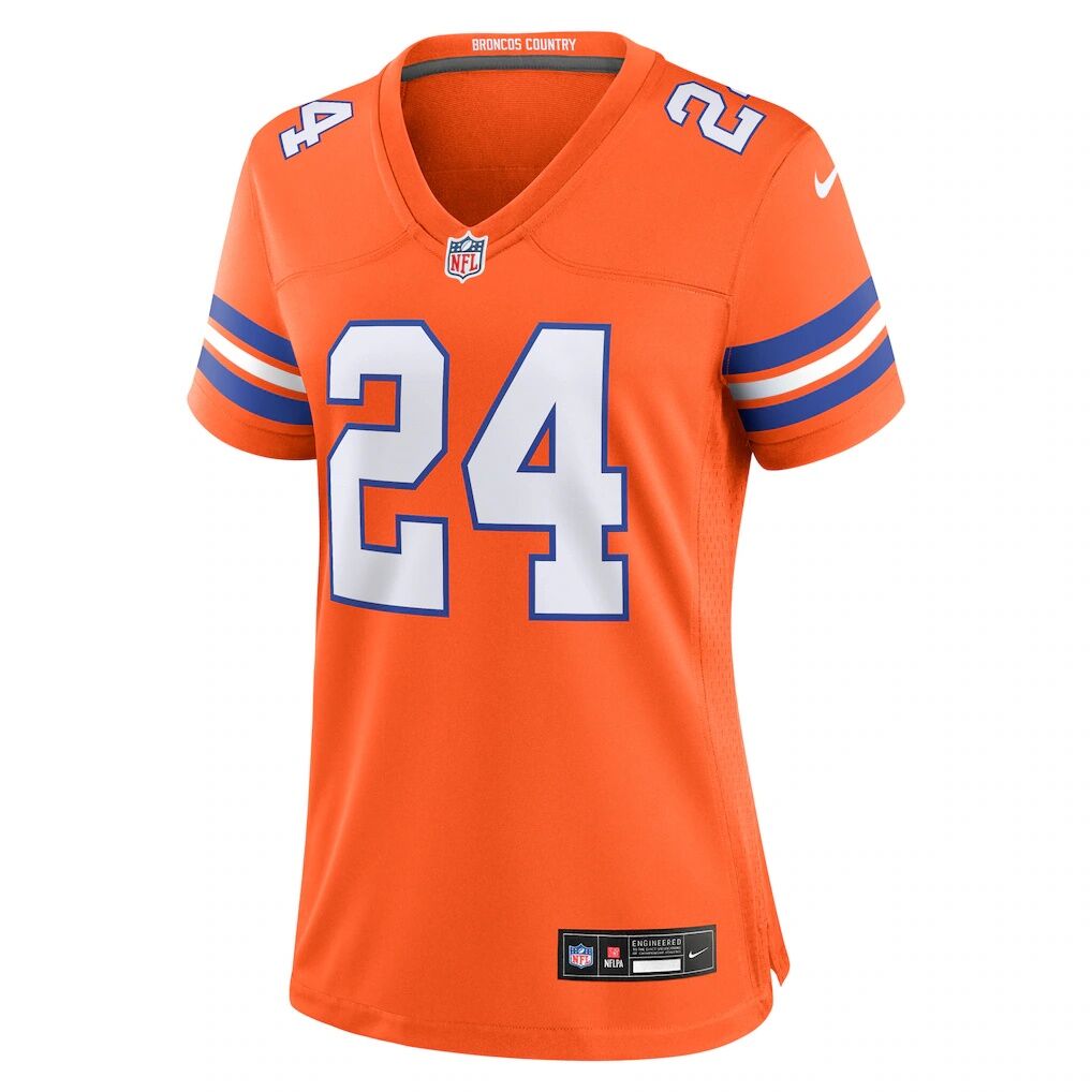 Champ Bailey Denver Broncos Nike Women's Mile High Collection 1977 Throwback Retired Player Game Jersey