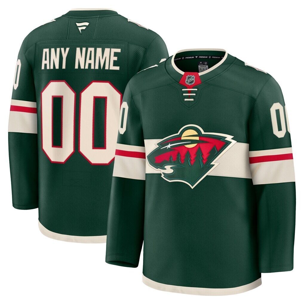 Minnesota Wild Fashion7 Home Premium Custom Jersey