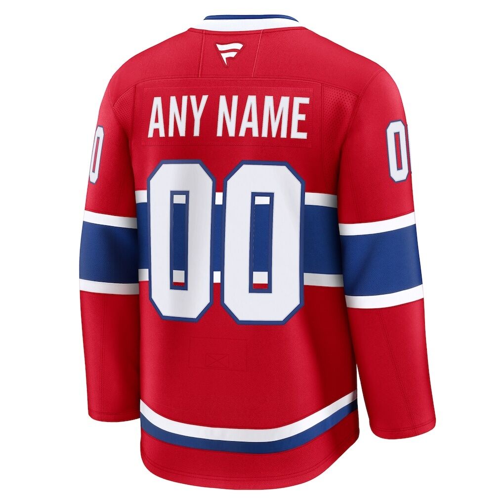 Montreal Canadiens Fashion7 Home Premium Custom Jersey