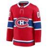 Montreal Canadiens Fashion7 Home Premium Custom Jersey - Red - Side View