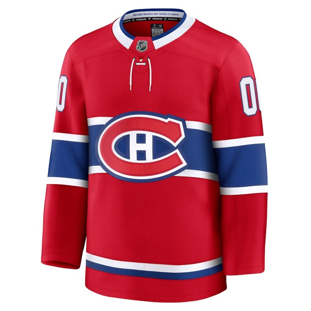 Montreal Canadiens Fashion7 Home Premium Custom Jersey