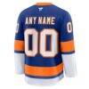 New York Islanders Fashion7 Home Premium Custom Jersey - Royal - Detail View
