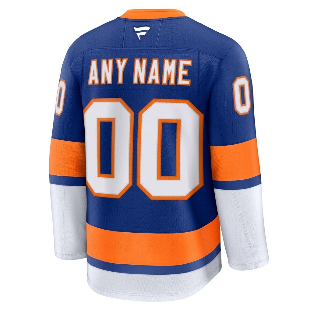 New York Islanders Fashion7 Home Premium Custom Jersey - Royal