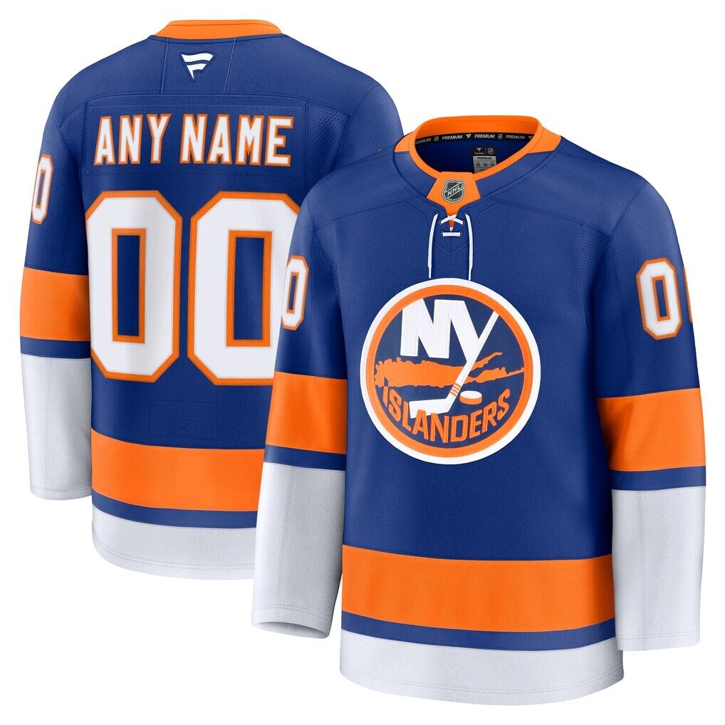 New York Islanders Fashion7 Home Premium Custom Jersey - Royal