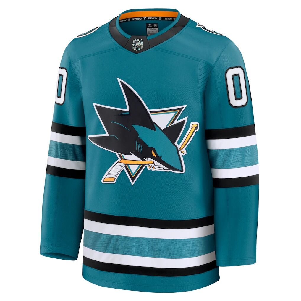 San Jose Sharks Fashion7 Home Premium Custom Jersey