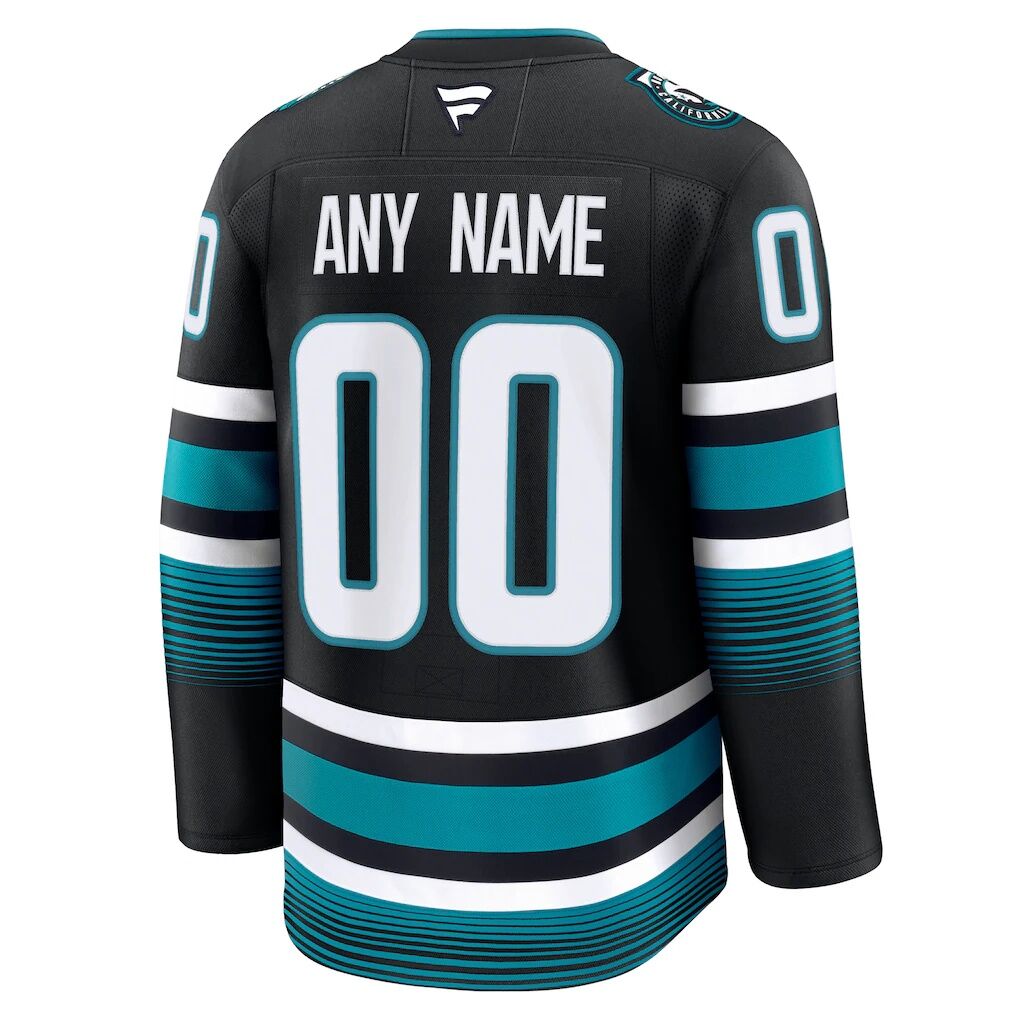 San Jose Sharks Fashion7 Alternate Premium Custom Jersey