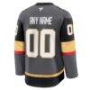 Vegas Golden Knights Fashion7 Alternate Premium Custom Jersey - Gray - Detail View