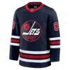 Winnipeg Jets Fashion7 Alternate Premium Custom Jersey - Navy - Side View