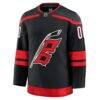 Carolina Hurricanes Fashion7 Home Premium Custom Jersey - Black - Side View