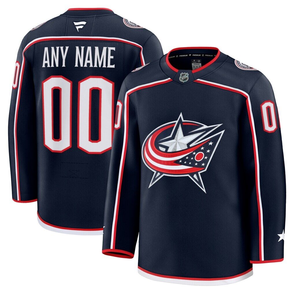 Columbus Blue Jackets Fashion7 Home Premium Custom Jersey