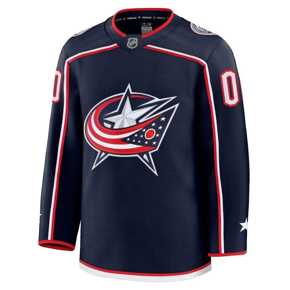 Columbus Blue Jackets Fashion7 Home Premium Custom Jersey