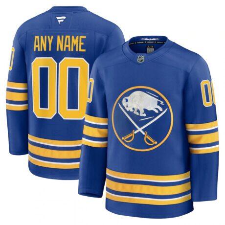 Buffalo Sabres Fanatics Home Premium Custom Jersey - - Front View