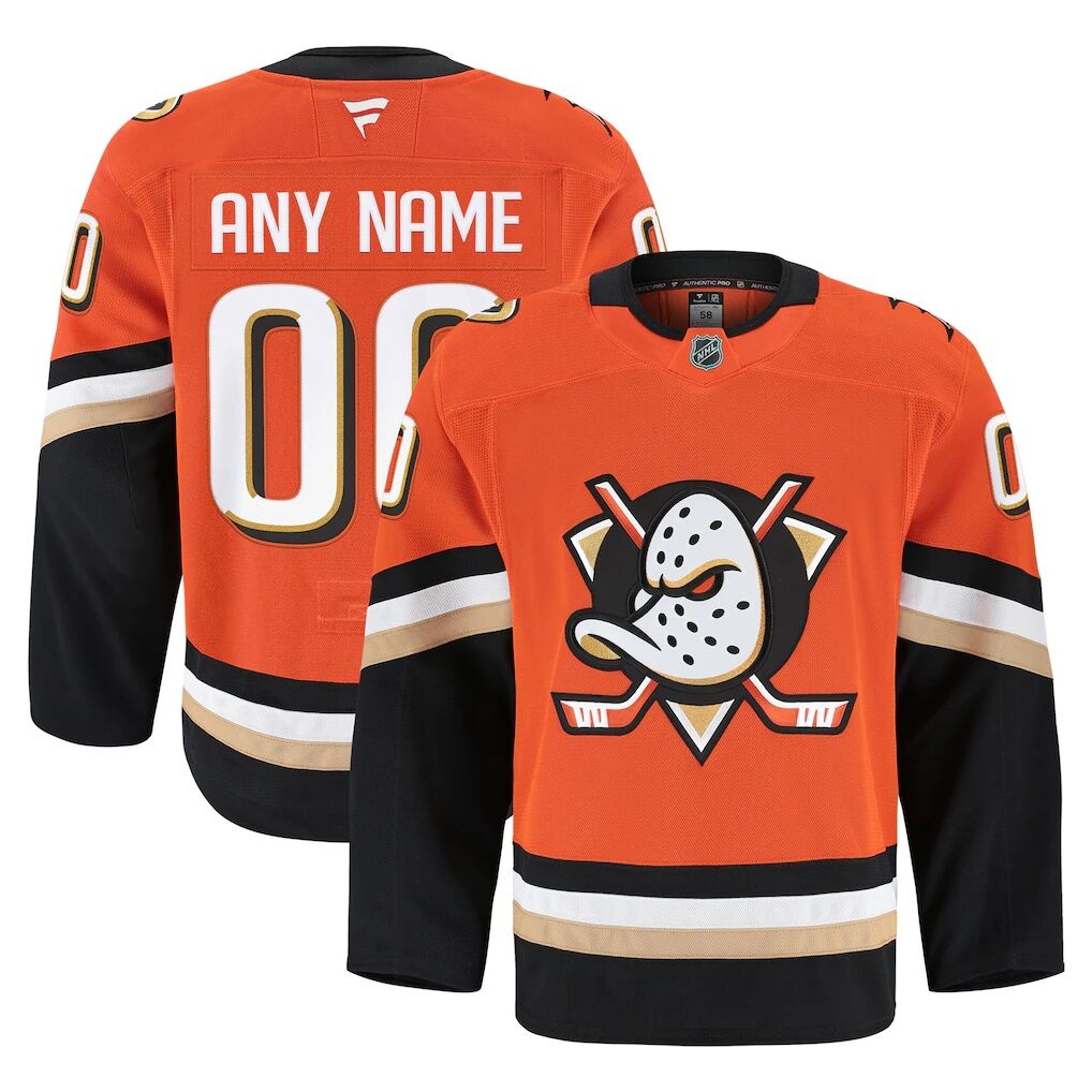 Anaheim Ducks Fashion7 Home Authentic Pro Custom Jersey