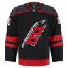 Carolina Hurricanes Fashion7 Home Authentic Pro Custom Jersey - Black - Side View