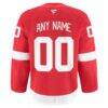 Detroit Red Wings Fashion7 Home Authentic Pro Custom Jersey - Red - Detail View