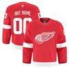 Detroit Red Wings Fashion7 Home Authentic Pro Custom Jersey - Red - Front View