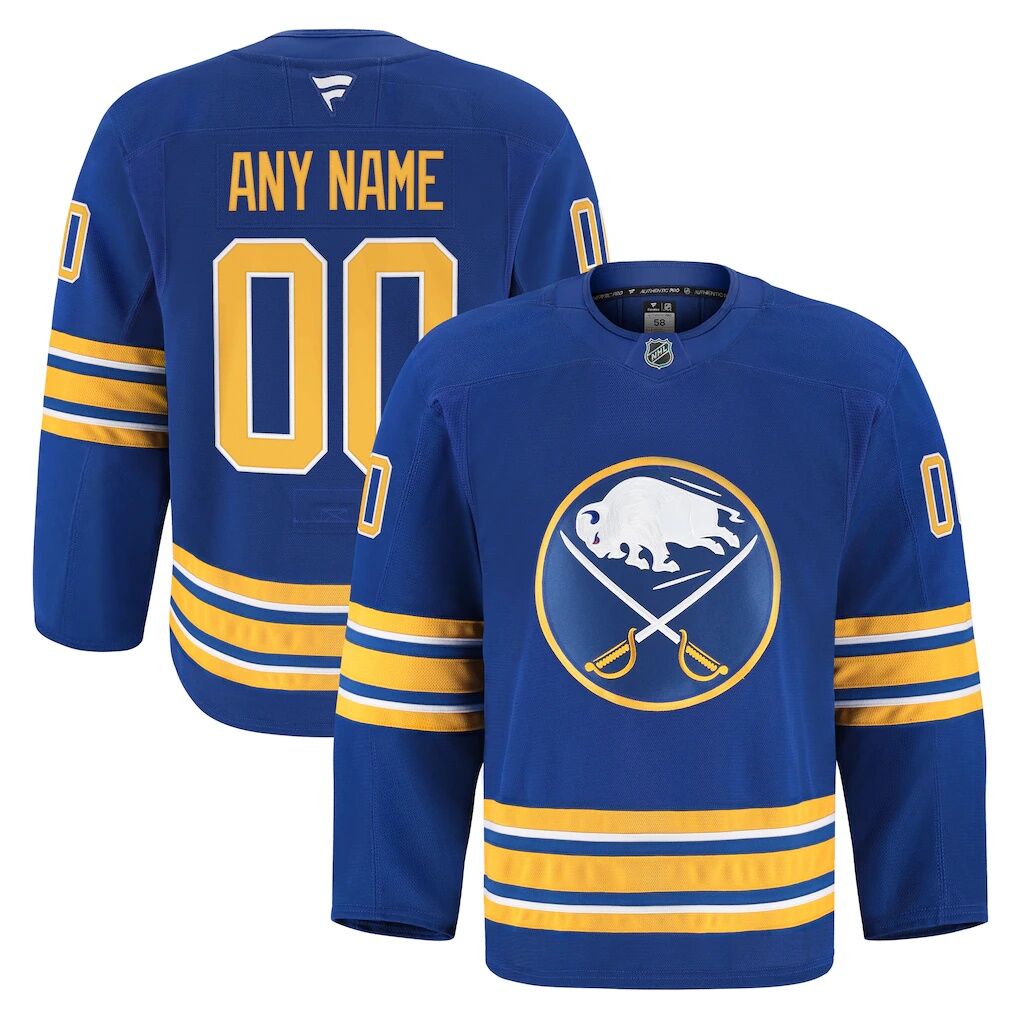 Buffalo Sabres Fanatics Home Authentic Pro Custom Jersey – Royal