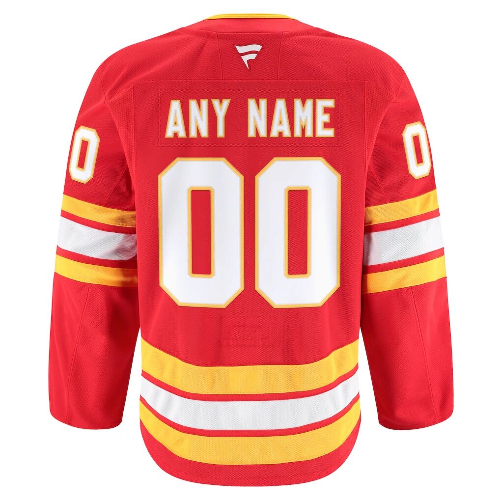 Calgary Flames Fashion7 Home Authentic Pro Custom Jersey