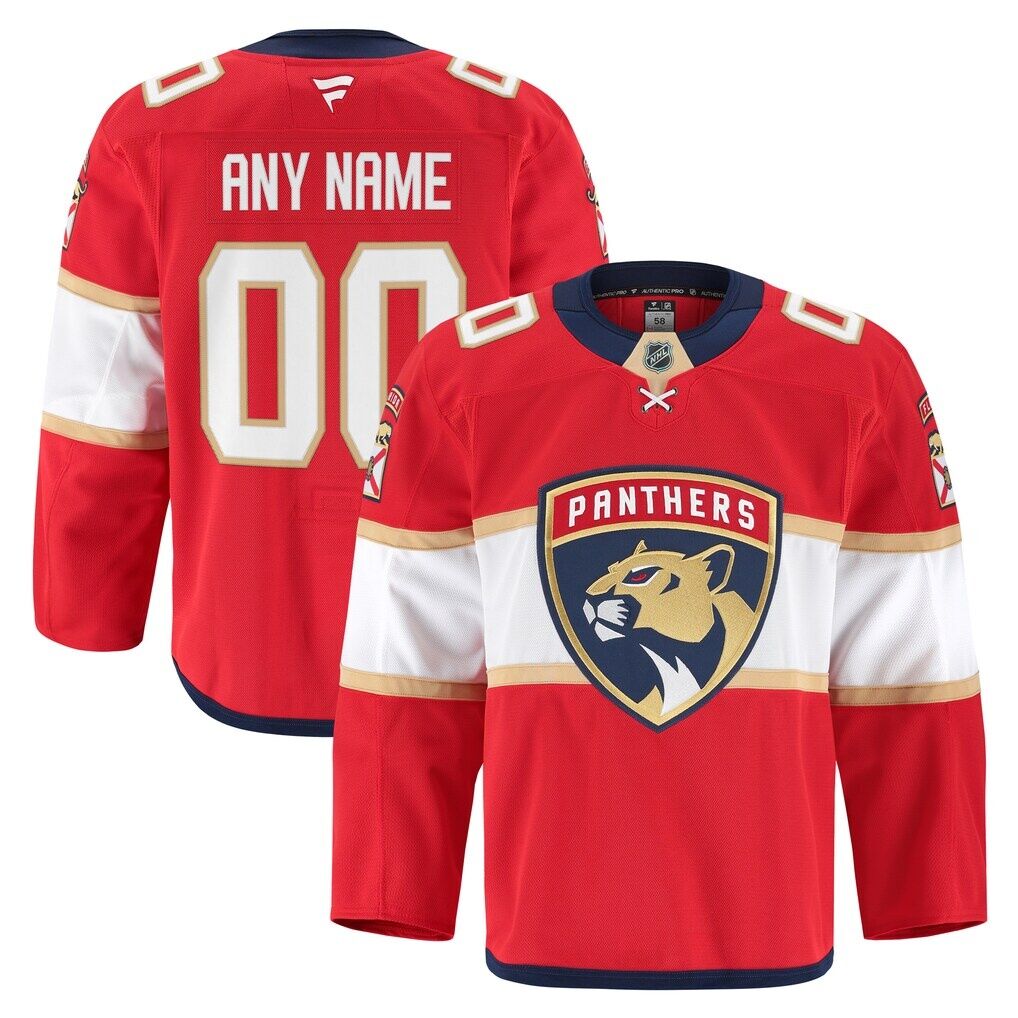 Florida Panthers Fashion7 Home Authentic Pro Custom Jersey