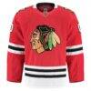 Chicago Blackhawks Fashion7 Home Authentic Pro Custom Jersey - Red - Side View