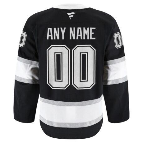 Los Angeles Kings Fashion7 Home Authentic Pro Custom Jersey - Black - Front View