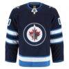 Winnipeg Jets Fashion7 Home Authentic Pro Custom Jersey - Navy - Side View