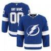 Tampa Bay Lightning Fashion7 Home Authentic Pro Custom Jersey - Blue - Front View