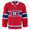 Montreal Canadiens Fashion7 Home Authentic Pro Custom Jersey - Red - Side View