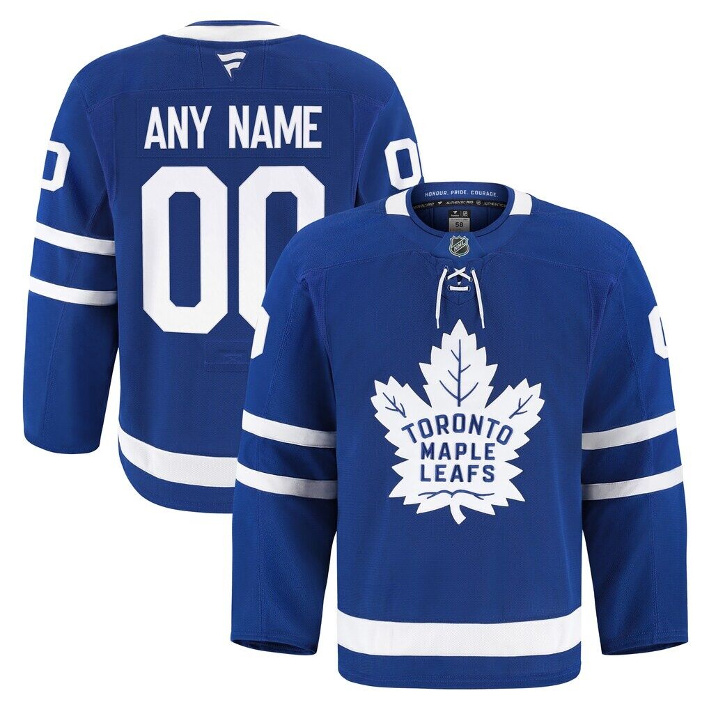 Toronto Maple Leafs Fashion7 Home Authentic Pro Custom Jersey