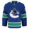 Vancouver Canucks Fashion7 Home Authentic Pro Custom Jersey - Blue - Side View