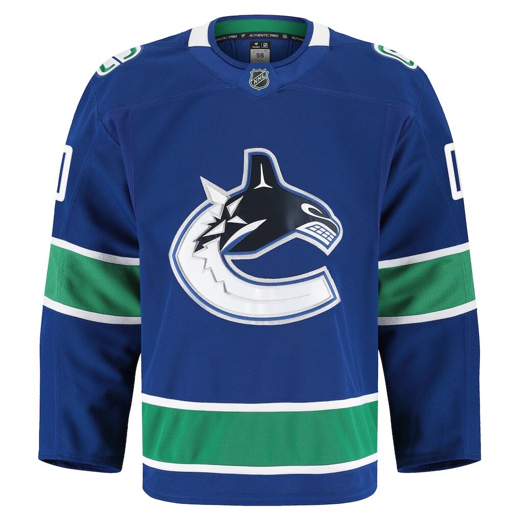 Vancouver Canucks Fashion7 Home Authentic Pro Custom Jersey