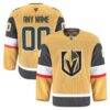 Vegas Golden Knights Fashion7 Home Authentic Pro Custom Jersey - Gold - Front View