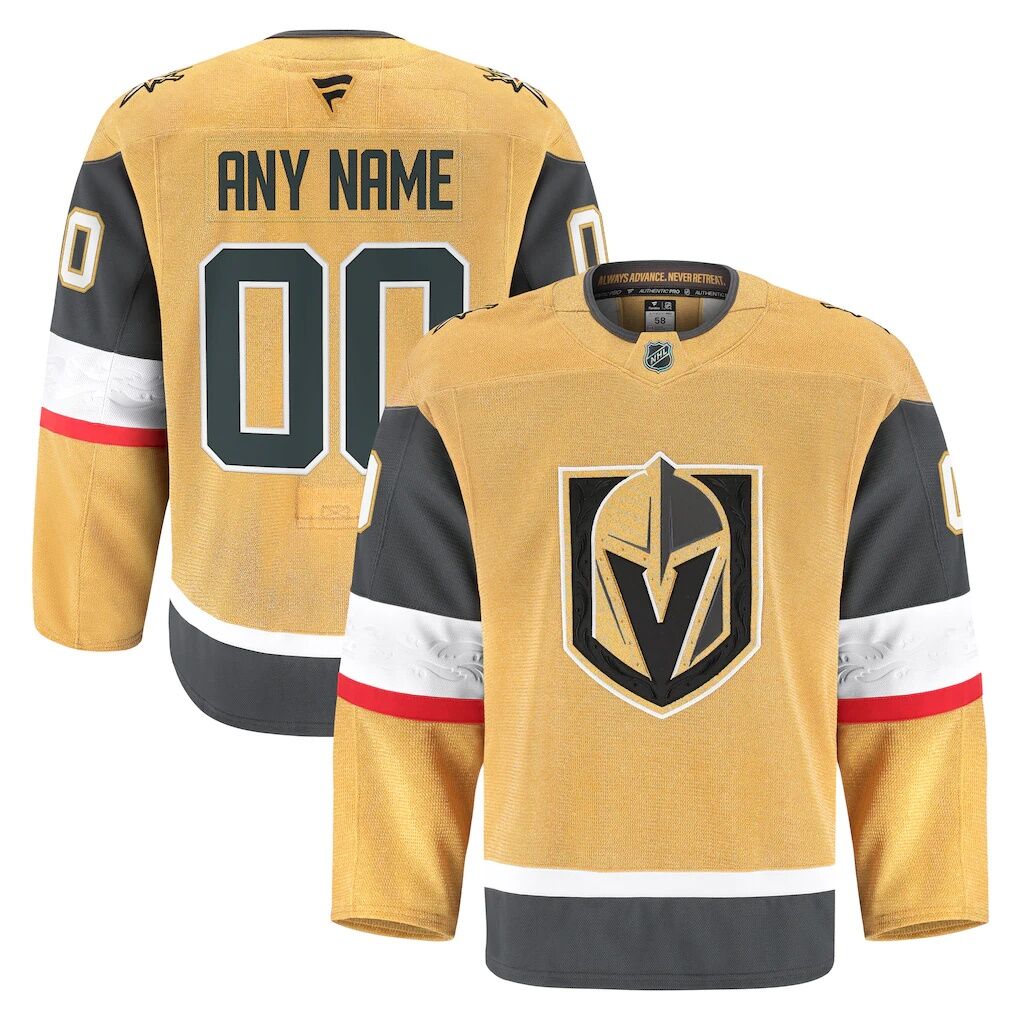 Vegas Golden Knights Fashion7 Home Authentic Pro Custom Jersey