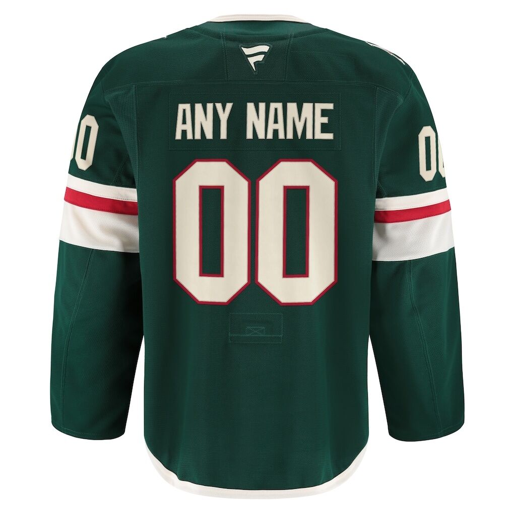 Minnesota Wild Fashion7 Home Authentic Pro Custom Jersey