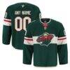 Minnesota Wild Fashion7 Home Authentic Pro Custom Jersey - Green - Front View